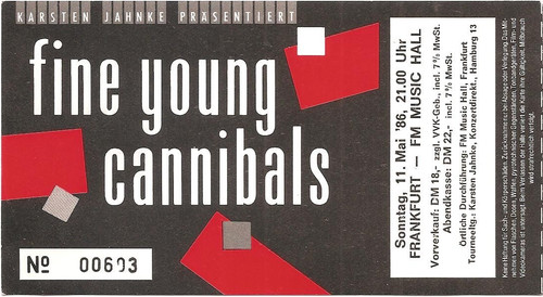 Fine young cannibals concert - young,