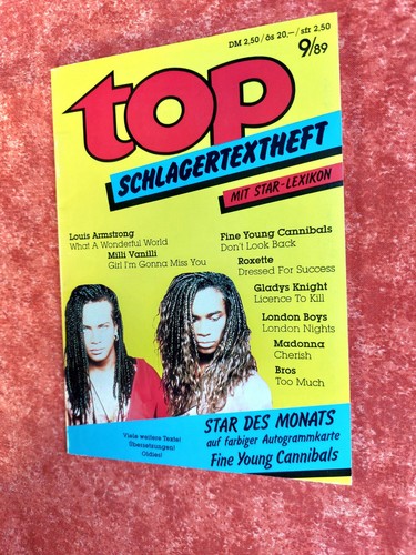Top schlagertextheft 1989 - top, 9/1989